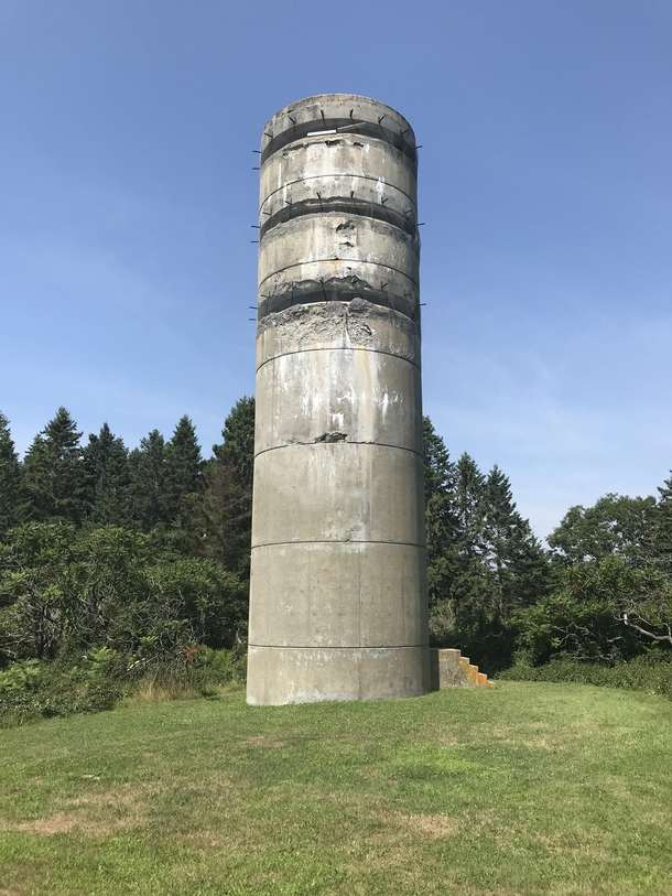 Defunct Observation Tower Built to Defend the Casco Bay in Maine during WWII  OC