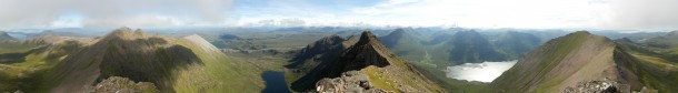 -degree view from Sgurr Fiona An Teallach Scotland  cross post from rpanoramaporn