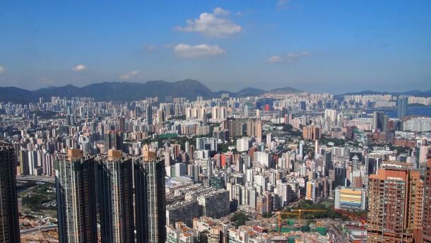Density of Kowloon Hong Kong 