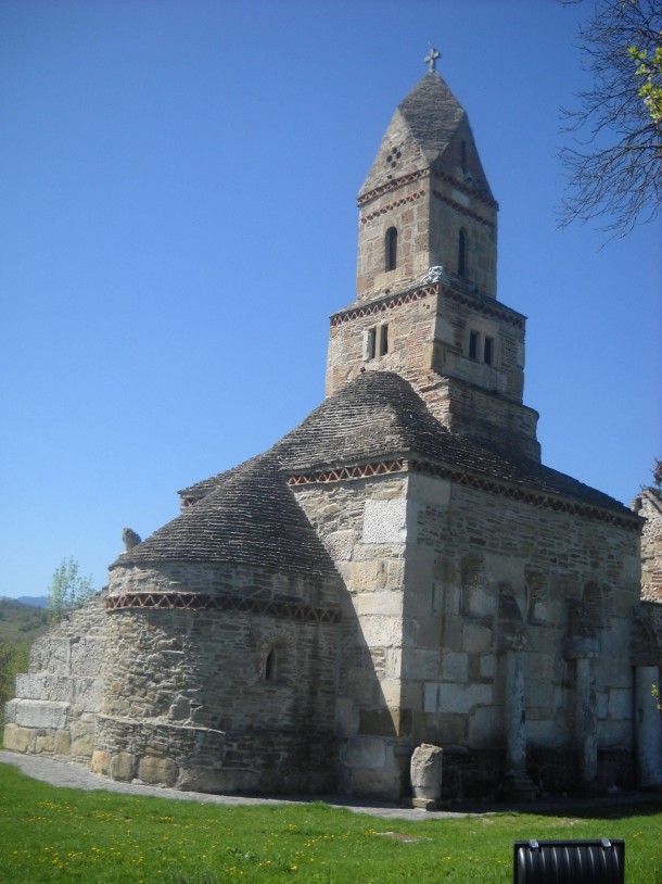 Densu Church Romania A rare example of a church having affinities towards both the Romanesque and Byzantine styles th century  