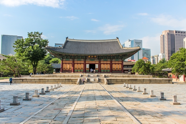 Deoksugung Palace in Seoul South Korea 