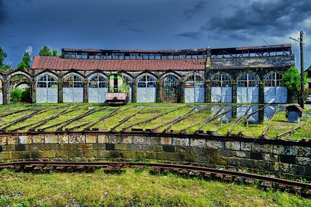 Derelict Train Roundhouse in Armenia Photo by Edgar Varjapetyan 