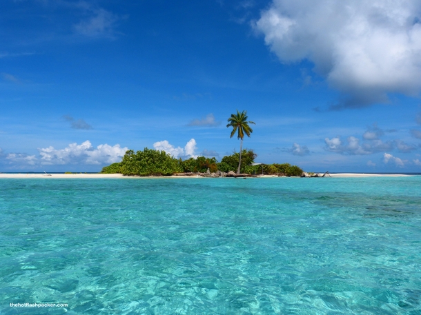 Deserted Island in South Ari Atoll Maldives 