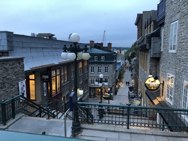 Deserted Quebec City