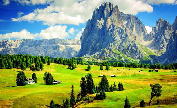 Dolomite Mountains Italy 