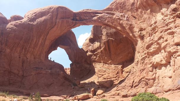 Double Arch Arches National Park 