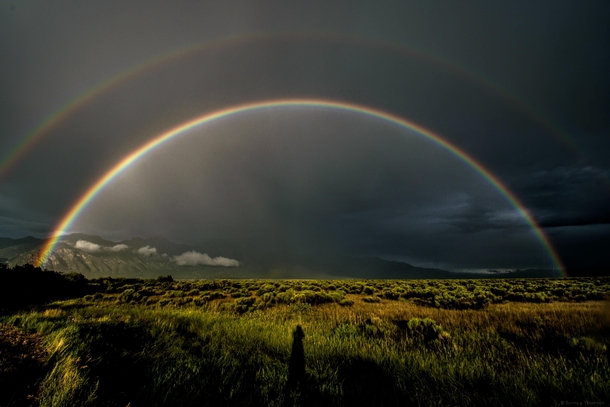 Double rainbow in southern Colorado 