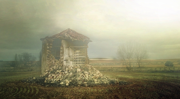 Dovecote in ruins near Salamanca Spain  Photo by Isidoro M