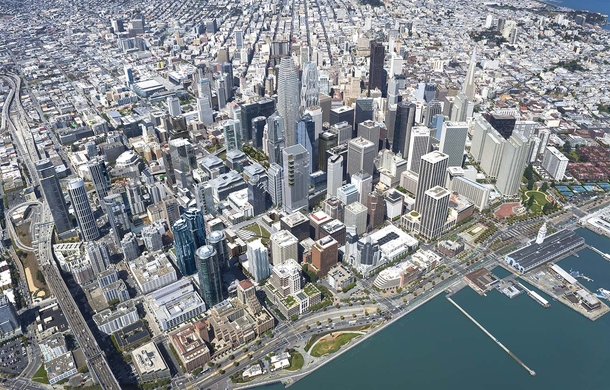 Downtown San Francisco in the near Future All buildings shown are either complete approved or under construction 