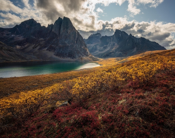 Dream-like conditions during autumn in the Yukon Canada 