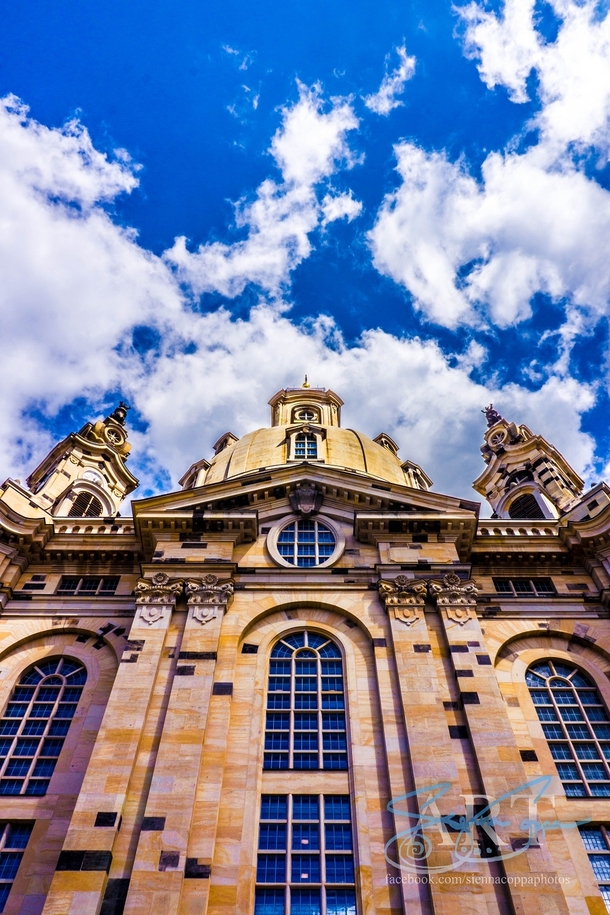 Dresden Frauenkirche Germany It was destroyed during WWll and was recently rebuilt  to  