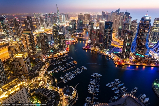 Dubai Marina - After Sunset 