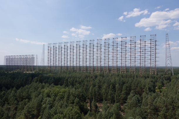 DUGA Radar Array near Chernobyl Ukraine 