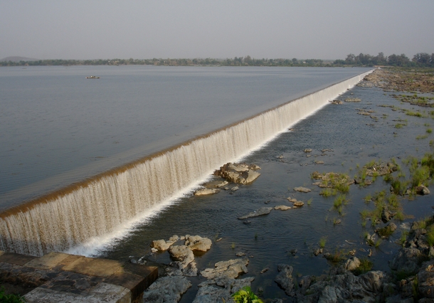 Dummugudem Barrage on Godavari River 