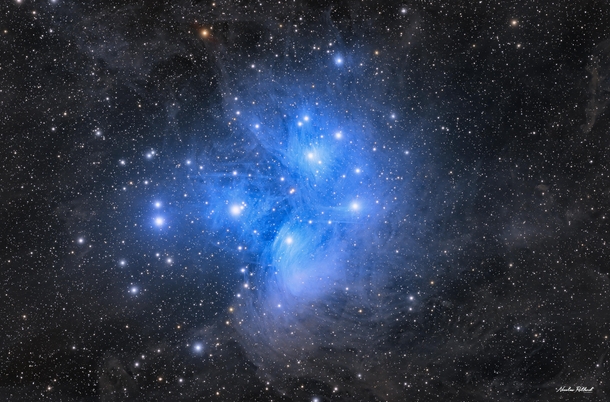 EAPOD th April  The Seven Sisters  Pleiades  Messier   Nicolas Rolland One of the most prominent celestial bodies yet it stays fascinating EAPOD