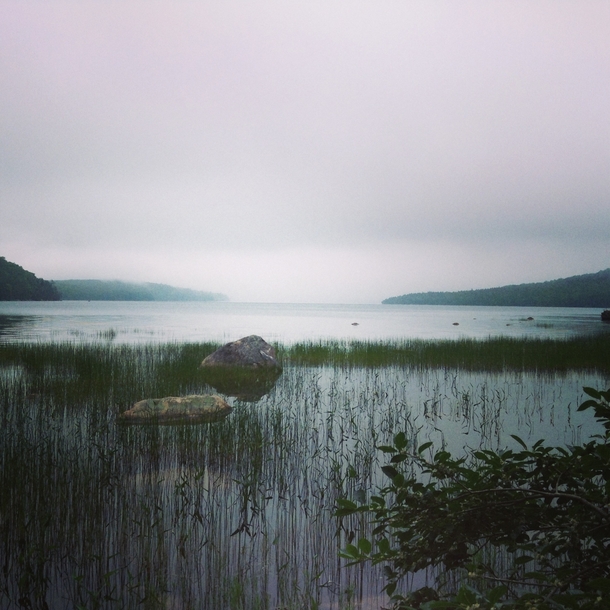 Early Morning at Eagle Lake Acadia National Park 