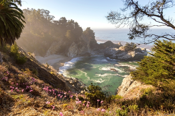 Early Morning at McWay Falls in Big Sur CA 