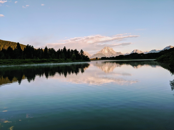 Early morning at Oxbow Bend WY 