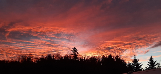 Early morning sky Adirondacks Ny