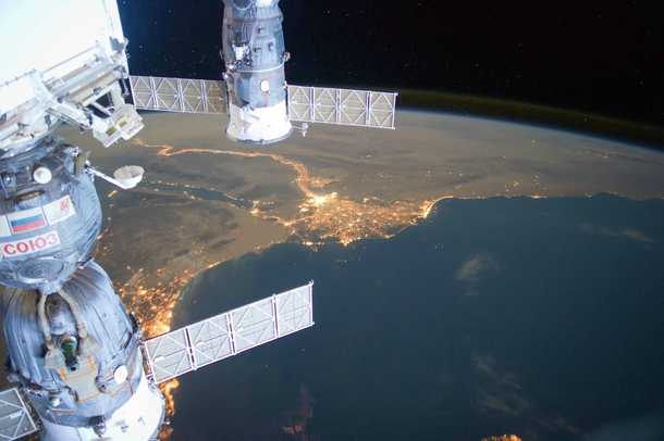 Egypt and Middle East from the ISS 