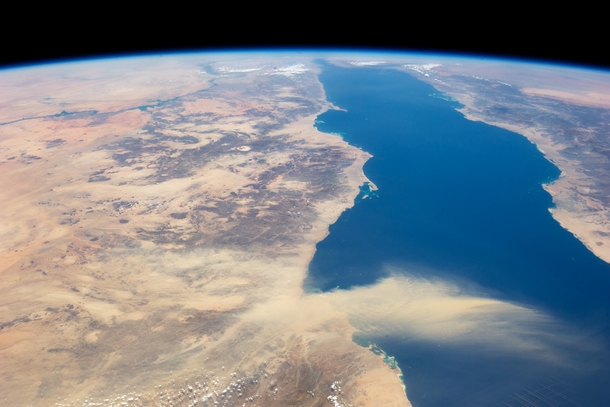 Egyptian Dust Plume over the Red Sea 