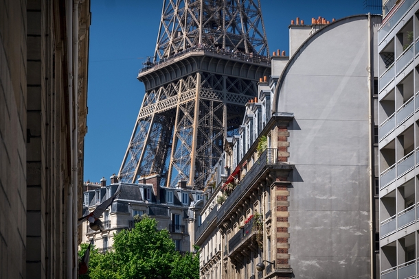 Eiffel Tower Photo Bomb
