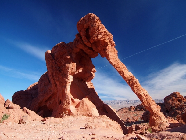 Elephant Rock in the Valley of Fire - Nevada USA 