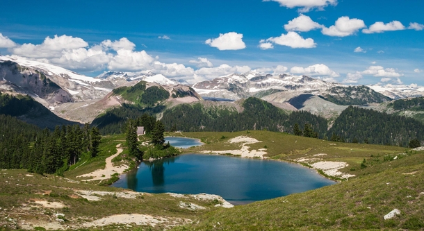 Elfin Lakes in Garibaldi Provincial Park Canada 