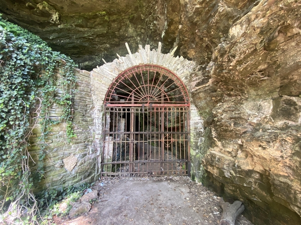 Entrance to an abandoned Tourist Cave Southeast US