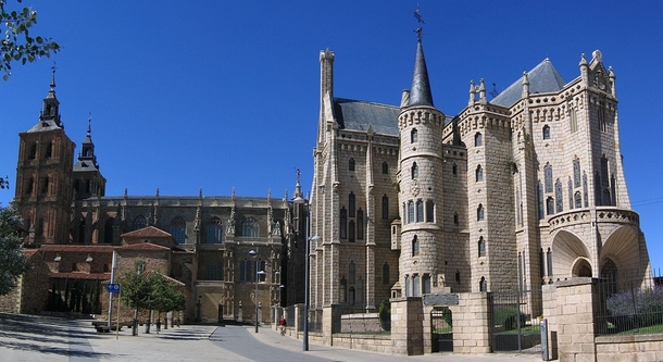 Episcopal Palace designed by Antonio Gaud Astorga Spain