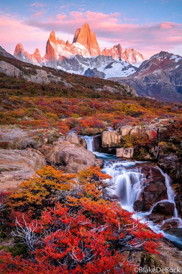Fall Colors in Patagonia Argentina by Blake DeBock Photography 