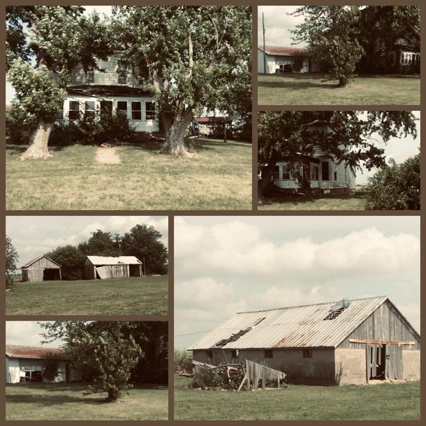 Farmhouse and barns belonged to my grandparents from - Sold at auction occupied for a couple of years then abandoned