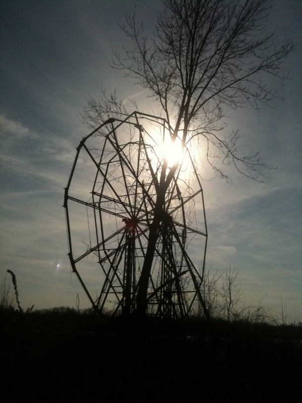 Ferris Wheel at the Chippewa Lake Amusement Park Chippewa Lake Oh 