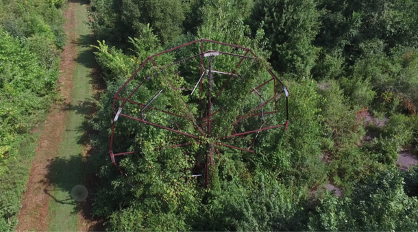 Ferris wheel in Chippewa Lake Park Ohio shot with my drone 