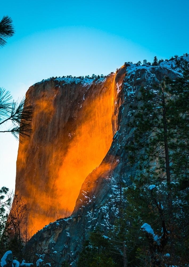 Firefalls in beautiful Yosemite CA One of the most incredible events I have ever witnessed OC x