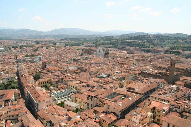 Firenze Italy from the Duomo 