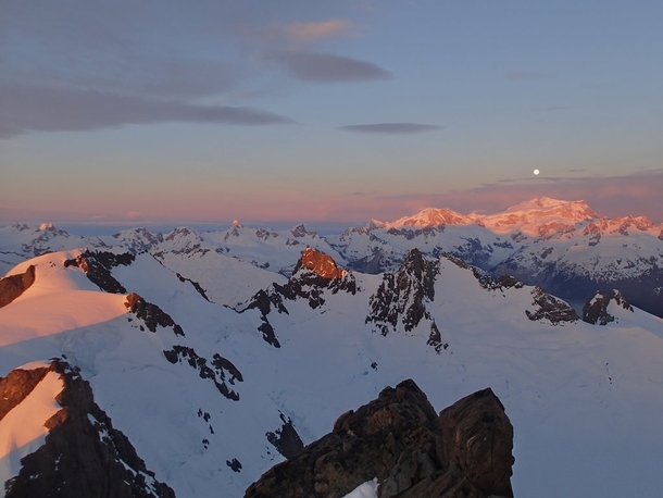 First Light on the Chilean Andes 