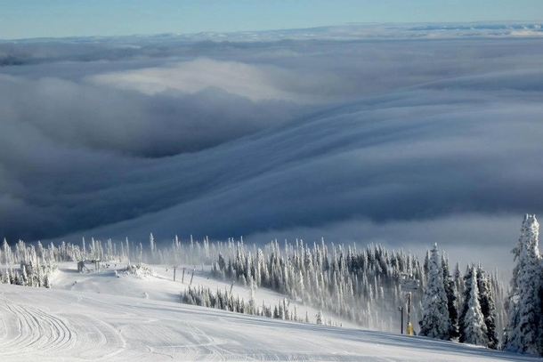 First Post-Clouds over Mt Spokane - Spokane Washington x