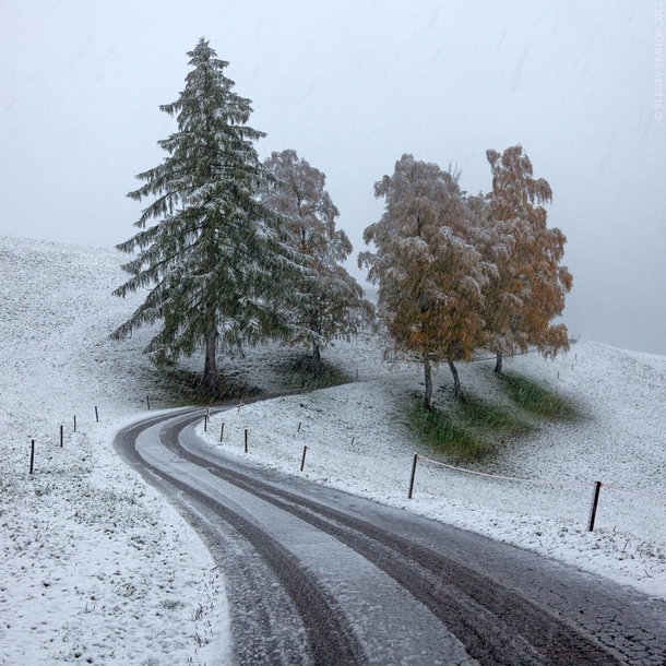 First snow in the Dolomites Italy Photorator
