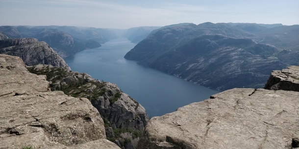 First time hiking Preikestolen Norway 