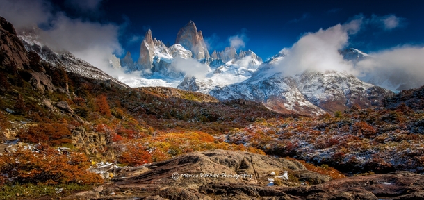 Fitz Roy Peak m Patagonia  By Menno Dekker 