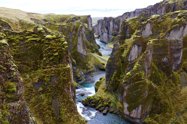 Fjadrarglijufur Canyon Iceland 