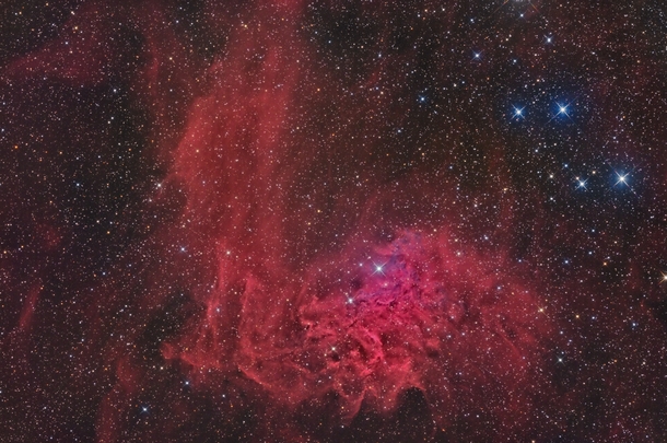 Flaming Star Nebula 