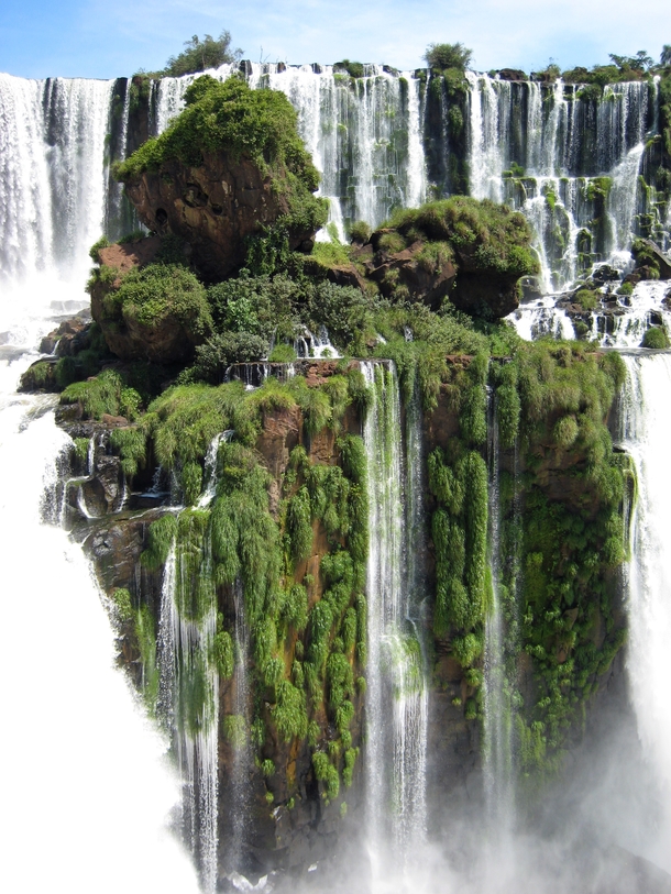 Floating Island at Iguazu Falls in Paraguay Photo by Andrew Murray 