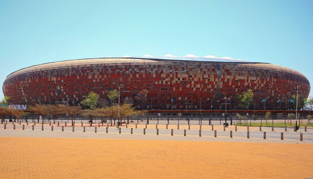 FNB Stadium also known as The Calabash due to its shape as an African pot Johannesburg South Africa 