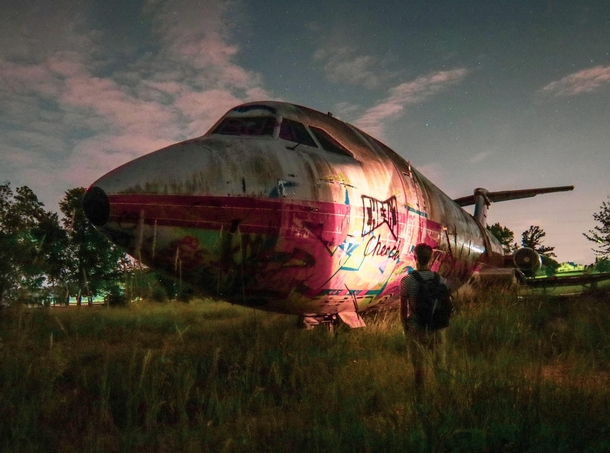 Forgotten  airplane in the Midwest 