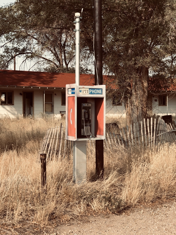 Forgotten pay phone Elk Springs Co I didnt think to see if it worked until I was miles away
