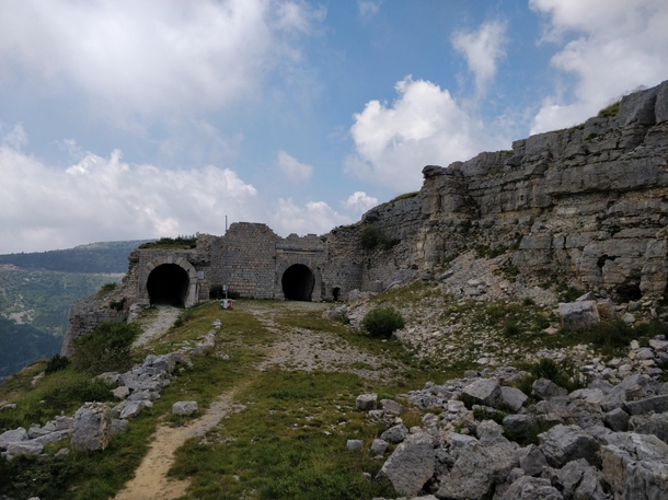 Forte Campomolon an abondoned WW fortification in northern Italy