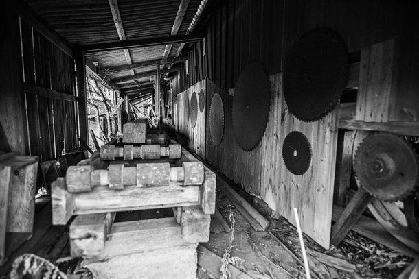 Found an old-timey sawmill whilst perusing some other abandoned stuff 