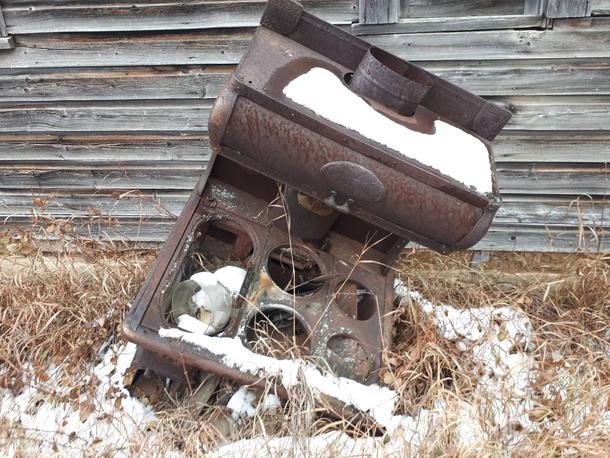 Found ouside an abandoned farmhouse in Saskatchewan 